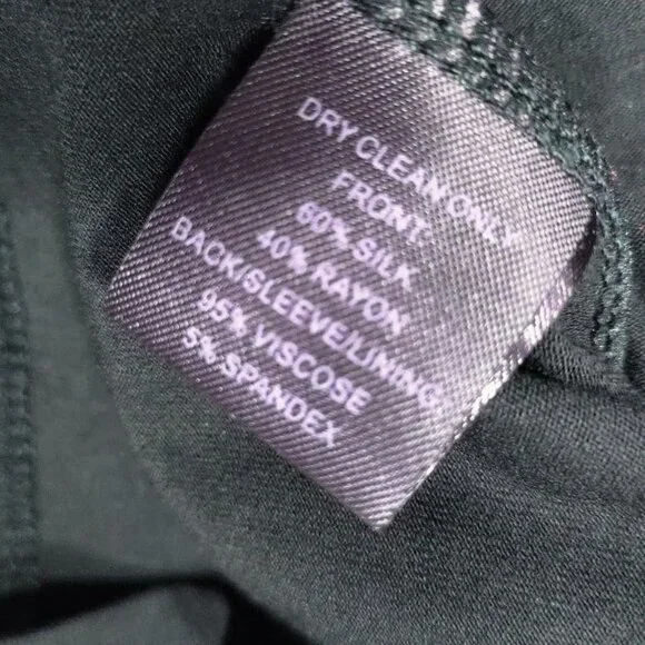 NWT Hale Bob Beaded Elisa Velvet Dress Burnout Long Sleeve Shift Blue Women's XS - Picture 10 of 14